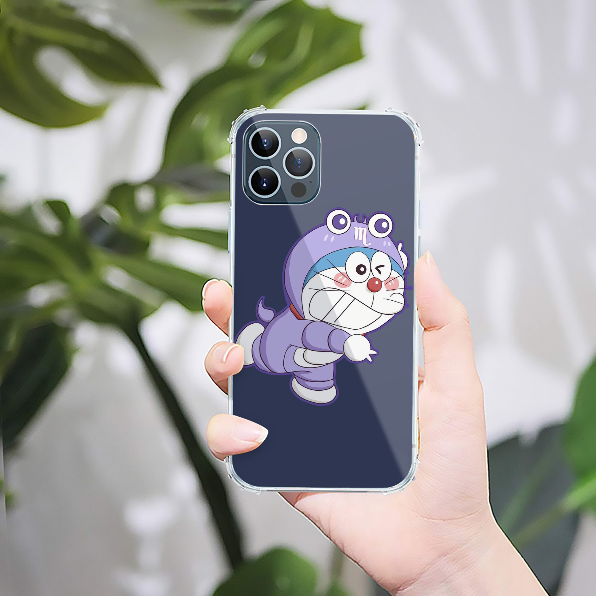 （画像用） ドラえもん Doraemon 【iPhone 12シリーズ対応】透明スマホケース（クリアソフトケース）